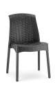 Sedia in polipropilene OLIMPIA CHAIR by Scab - GAMBE ALLUMINIO VERNICIATE in poliestere 